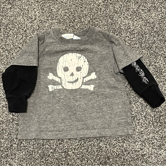 Amy Coe Skull Shirt Halloween Spooky Pirate size 18 months - Picture 6 of 6